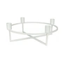 HANA - 4Flames Bougeoir, rond / blanc