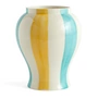 HAY - Sobremesa Vase L, vert / jaune