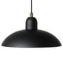 Fritz Hansen - KAISER idell 6631-P Lampe à suspendre, noir mat / laiton