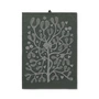 Ferm Living - Mistletoe Torchon, dark green
