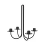 Ferm Living - Sway Porte-bougie, noir