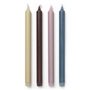 Ferm Living - Pure Bougies à tige, Whimsical Blend (set de 4)