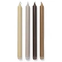 Ferm Living - Pure Bougies à tige, Calm Blend (set de 4)