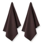 Humdakin - Torchon en coton bio, 45 x 70 cm, coco (lot de 2)