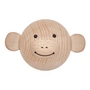 OYOY - Mini Hook Crochet mural pour enfants Singe, naturel
