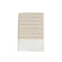 Mette Ditmer - Grid Serviette d'invité 38 x 60 cm, sable / off-white (set de 2)