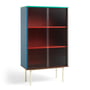 Hay - Colour Cabinet Armoire avec portes en verre, 130 x 75 cm, multicolore (indépendante)