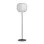 HAY - Common Lampadaire, Terrazzo Socle, noir / Abat-jour en papier de riz, Ø 44 x 39 cm