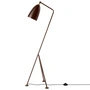 Gubi - Gräshoppa Lampadaire GM1, brun noyer brillant