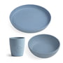 Sebra - MUMS Set de vaisselle pour enfants, powder blue (3 pièces)