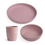 Sebra - MUMS Set de vaisselle pour enfants, blossom pink (3 pièces)