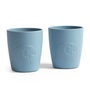 Sebra - MUMS Gobelet pour enfants, Ø 7 cm, powder blue (set de 2)
