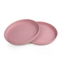 Sebra - MUMS Assiette pour enfants, Ø 19 cm, blossom pink (set de 2)
