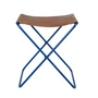 Broste Copenhagen - Nola Tabouret pliant, bleu intense