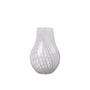 Broste Copenhagen - Ada Crossstripe Vase, H 22,5 cm, gris lavande