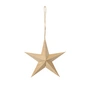 Broste Copenhagen - Christmas Venice Pendentif étoile, Ø 15 cm, naturel