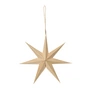 Broste Copenhagen - Christmas Venice Pendentif étoile, Ø 20 cm, naturel