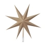 Broste Copenhagen - Top Star Pointe de sapin de Noël, Ø 30 cm, brun naturel
