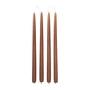 Broste Copenhagen - Bougie trempé, Ø 2,2 cm, terracotta (set de 4)