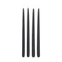 Broste Copenhagen - Bougie trempé, Ø 2,2 cm, simply black (set de 4)