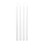 Broste Copenhagen - Bougie trempé, Ø 2,2 cm, pure white (set de 4)