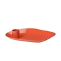 Broste Copenhagen - Mie Plateau pour bougies, 15 x 11 x 3 cm, pumkin orange