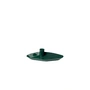 Broste Copenhagen - Mie Plateau pour bougies, Mini 10 x 8 x 2 cm, forest green