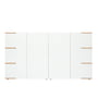 Tojo - Stau Sideboard side, 200 x 110 cm, blanc