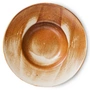HKliving - Chef Ceramics Assiette à pâtes, Ø 28 cm, rustic cream/brown