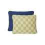 HKliving - Checkered Coussin, 38 cm x 48 cm, berries