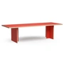 HKliving - Table de salle à manger rectangulaire, 280 cm, orange