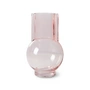 HKliving - Vase en verre, sundae pink