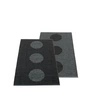 Pappelina - Vera Tapis réversible 2. 0, 70 x 120 cm, black / black métallisé