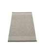 Pappelina - Edit Tapis, 70 x 120 cm, charcoal / warm grey / stone metallic