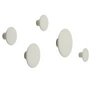 Muuto - Crochets muraux " The Dots " Lot de 5, blanc cassé