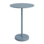 Muuto - Linear Steel Table de bistrot Outdoor, Ø 70 x H 105 cm, bleu clair