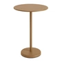 Muuto - Linear Steel Table de bistrot Outdoor, Ø 70 x H 105 cm, burnt orange