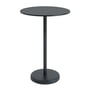 Muuto - Linear Steel Table de bistrot Outdoor, Ø 70 x H 105 cm, noir