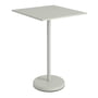 Muuto - Linear Steel Table de bistrot Outdoor 70 x 70 cm, H 105 cm, grise