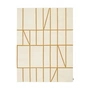 Kvadrat - Kelim Untitled_AB13 Tapis, 180 x 240 cm, beige / jaune (0001 Sun light)