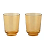 Muuto - Raise Verre 30 cl, orange brûlé (set de 2)