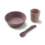 Done by Deer - Kiddish First Meal Set de vaisselle, rose