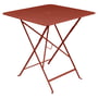 Fermob - Bistro Table pliante, 71 x 71 cm, ocre rouge