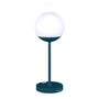 Fermob - Mooon! Lampe LED rechargeable, H 41 cm, bleu acapulco