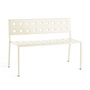 HAY - Balcony Banc de salle à manger, L 114 cm, chalk beige