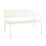 HAY - Balcony Banc de salon avec accoudoirs, L 121,5 cm, chalk beige