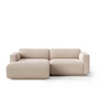& Tradition - Develius Canapé d'angle, configuration C, beige (Karakorum 003)