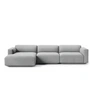 & Tradition - Develius Canapé d'angle, configuration E, gris (Hallingdal 130)