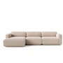& Tradition - Develius Canapé d'angle, configuration E, beige (Karakorum 003)