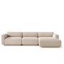 & Tradition - Develius Canapé d'angle, configuration F, beige (Karakorum 003)